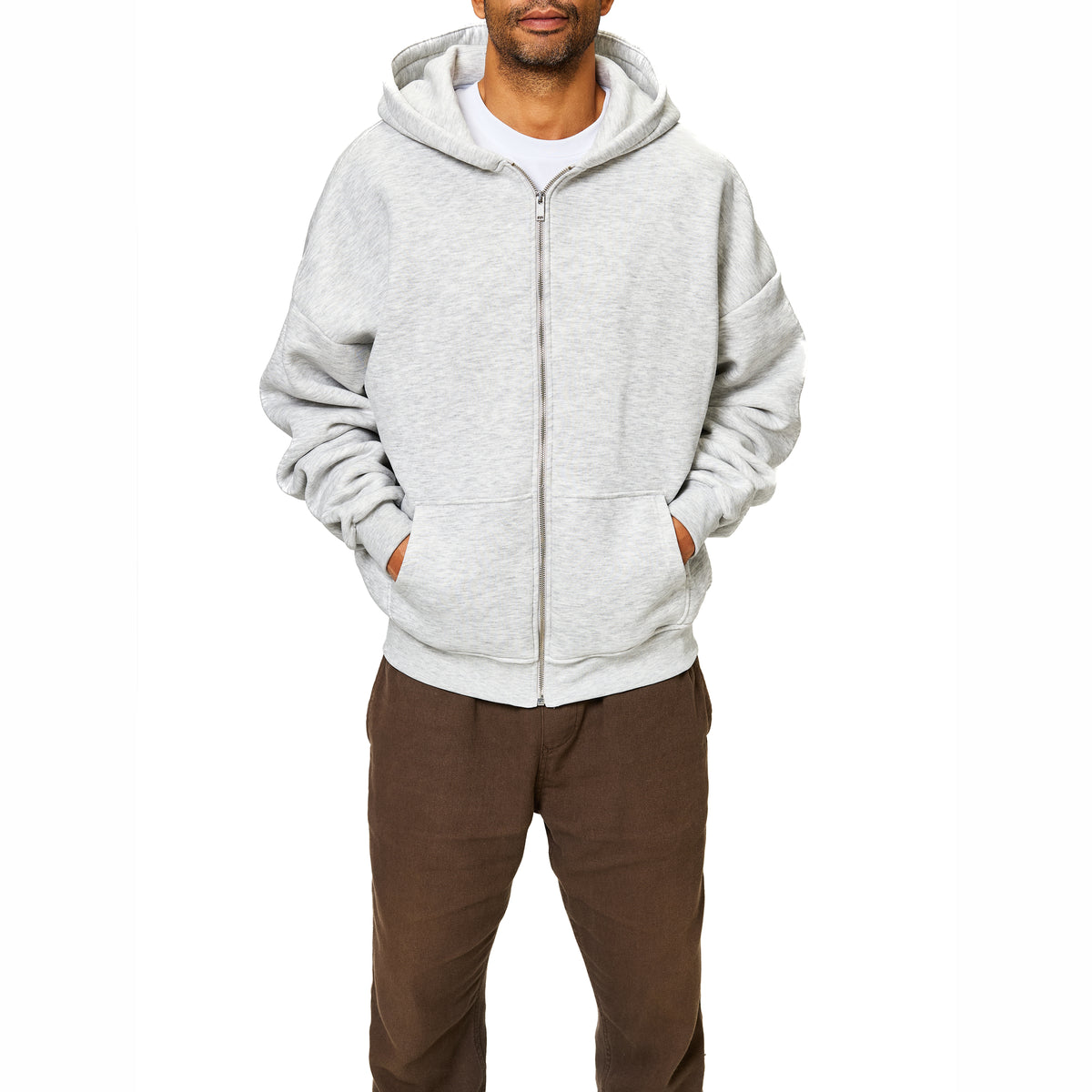 Zipper grau