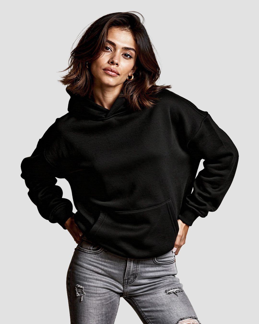 Hoodie schwarz